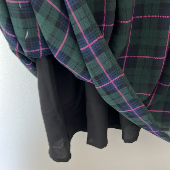 J Crew Plaid Fall Midi Dress - Picture 5 of 7